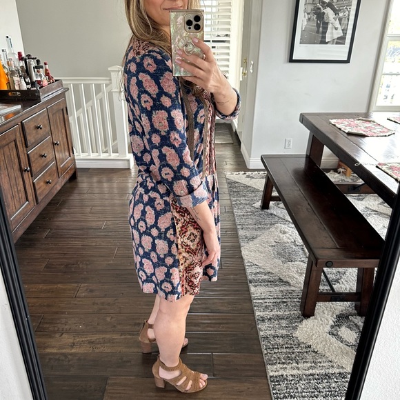 Anthropology Tiny Flowy Dress Size Medium - Picture 3 of 9